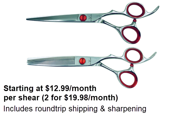 Elite Shear- Starting at $12.99/month per shear (2 for $19.98/month) Includes roundtrip shipping & sharpening