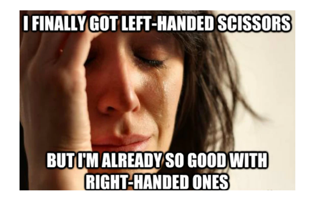 We Support Left-Handed Rights